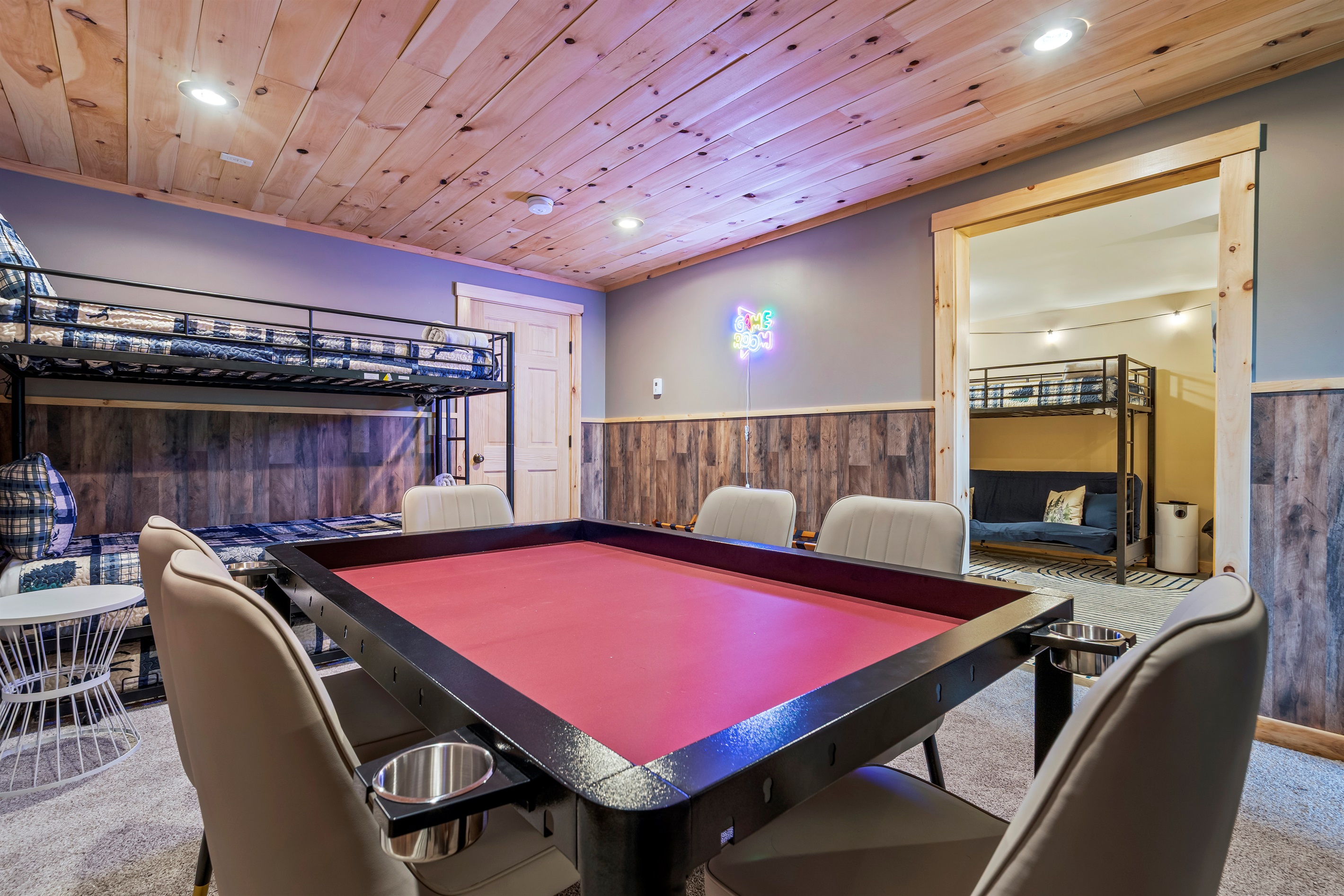 A cozy corner for card games, puzzles, and screen-free fun.