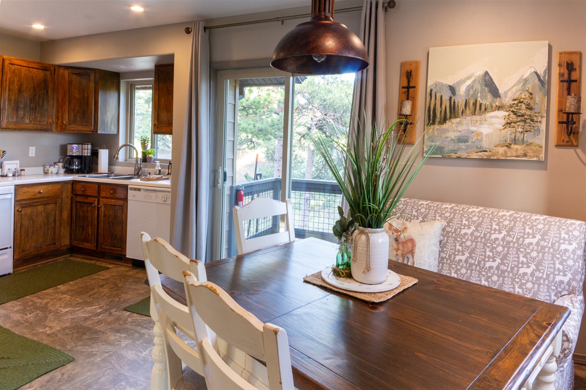 Dining Area and Kitchen