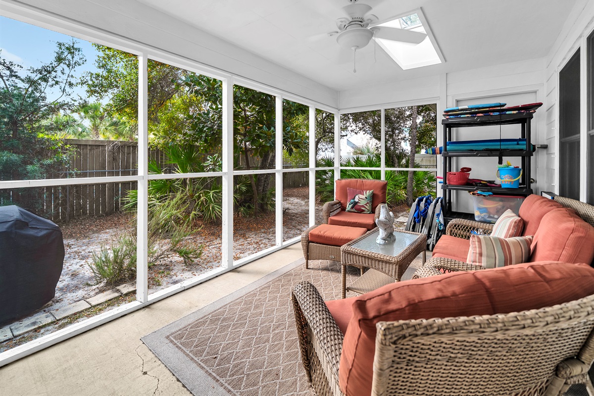 Screened porch