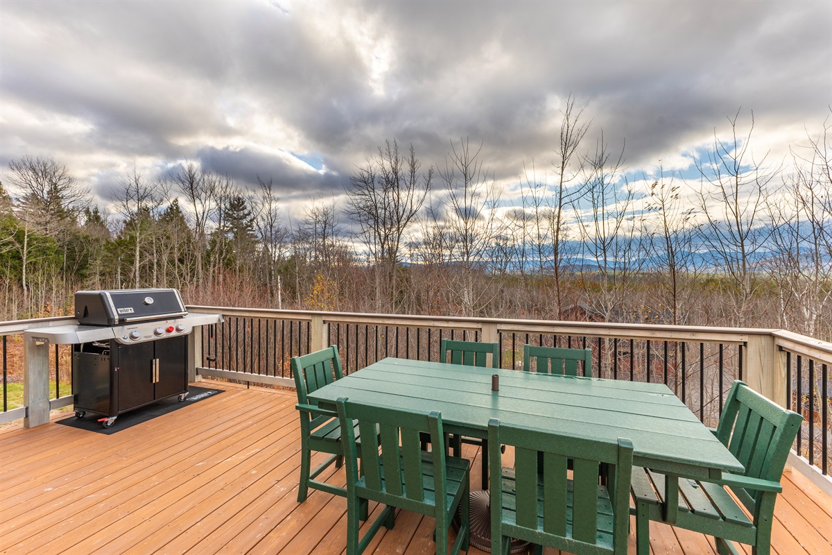 Savor the flavors of the outdoors with a fully equipped grill.