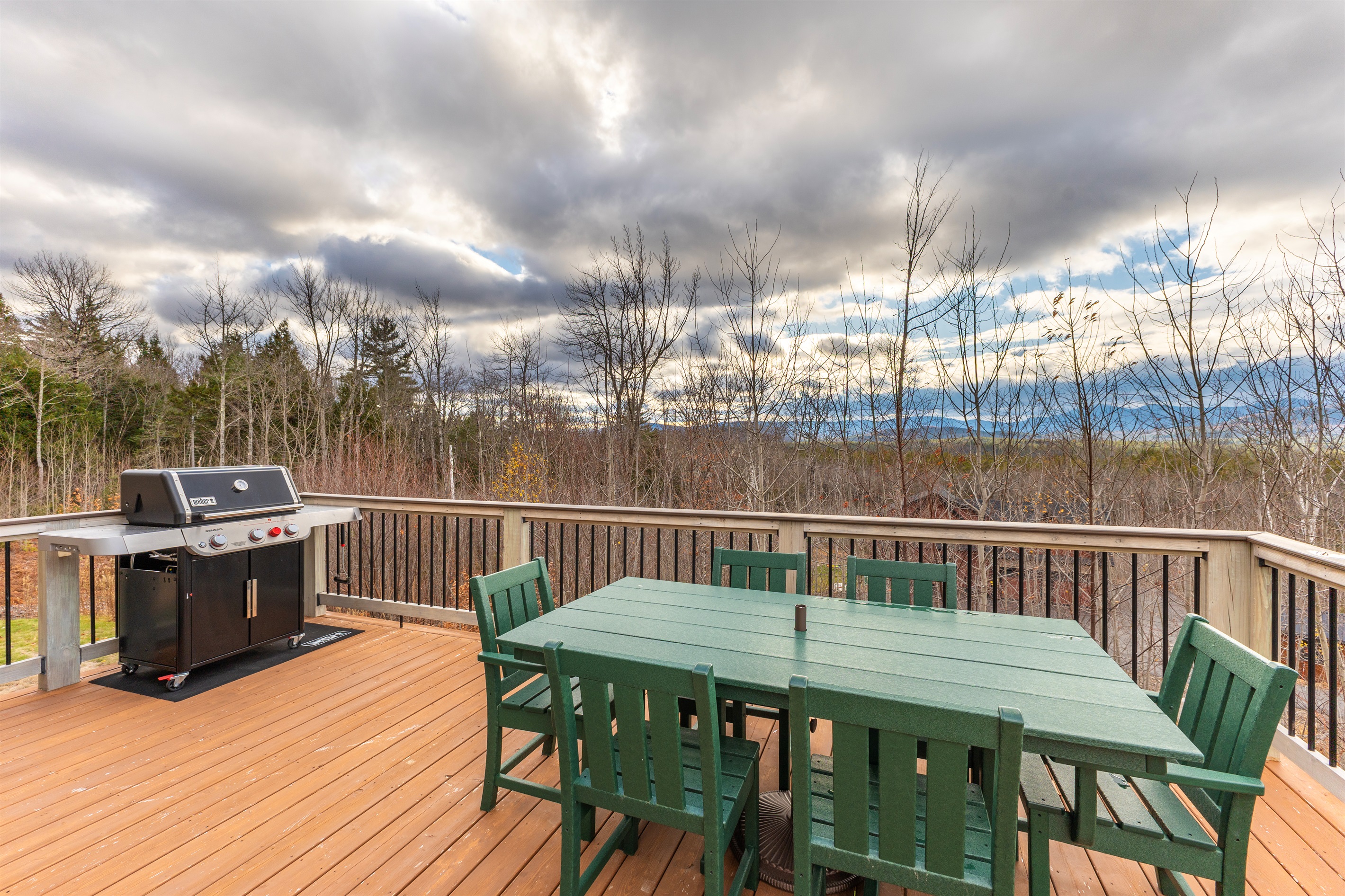 Savor the flavors of the outdoors with a fully equipped grill.