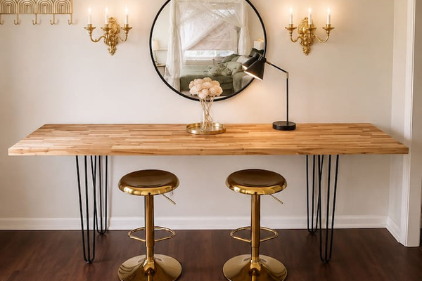 Workdesk or Vanity (new vanity light installed pic coming soon!)