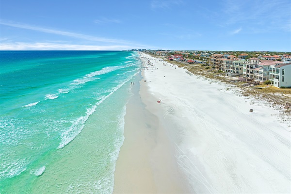 Destiny by the Sea private beach, Destin's largest private beach