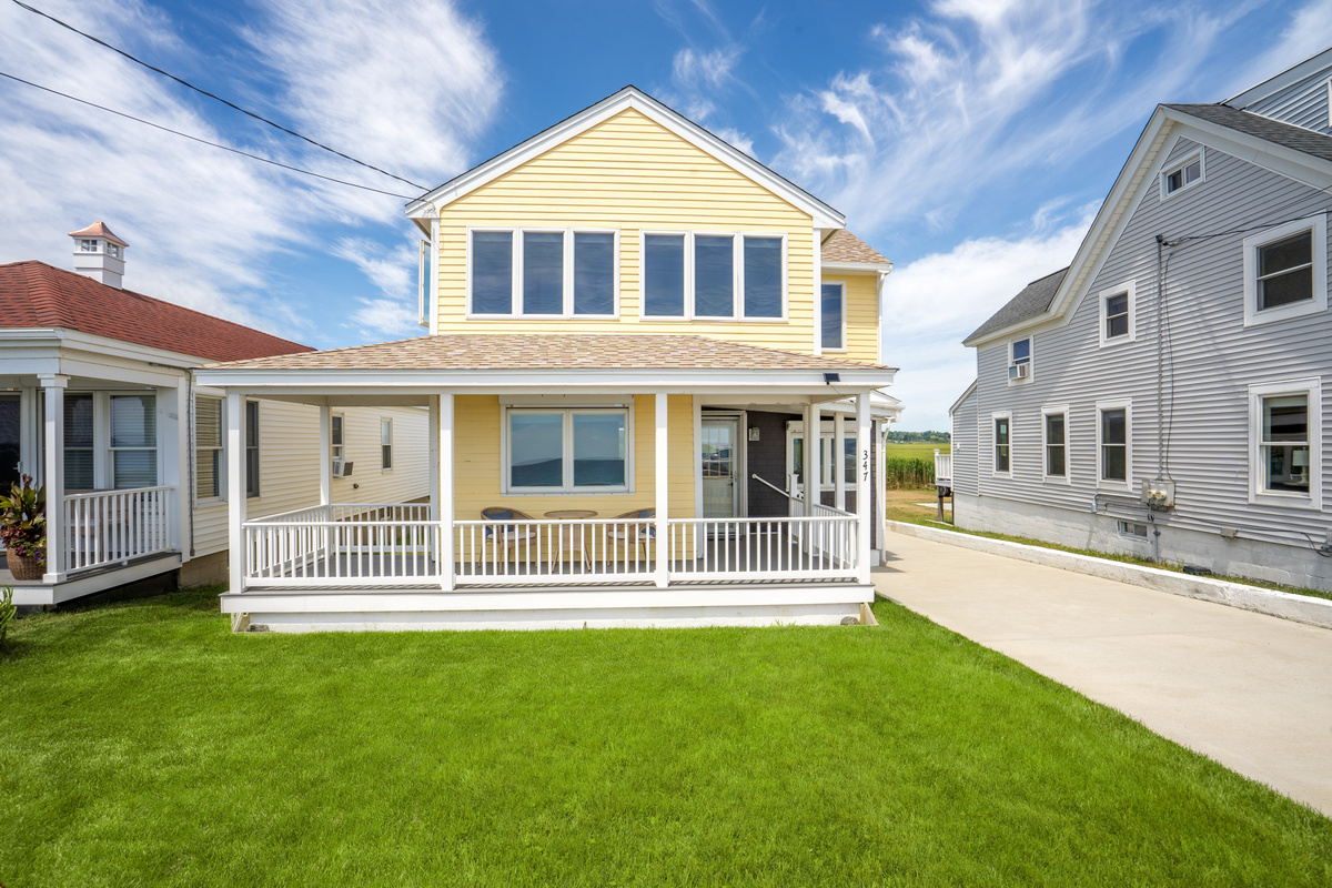 A beautiful exterior with a welcoming entrance.