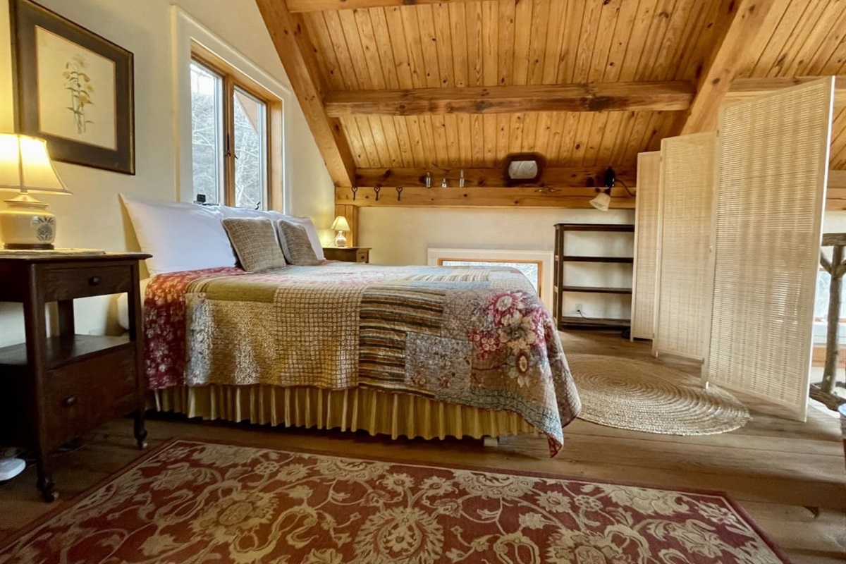 Natural light fills the house