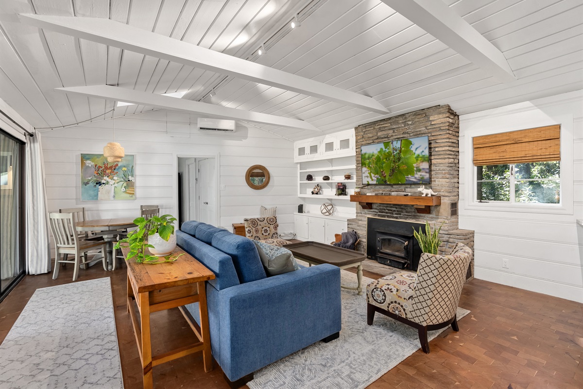 Comfortable seating perfect for unwinding after a long shift.