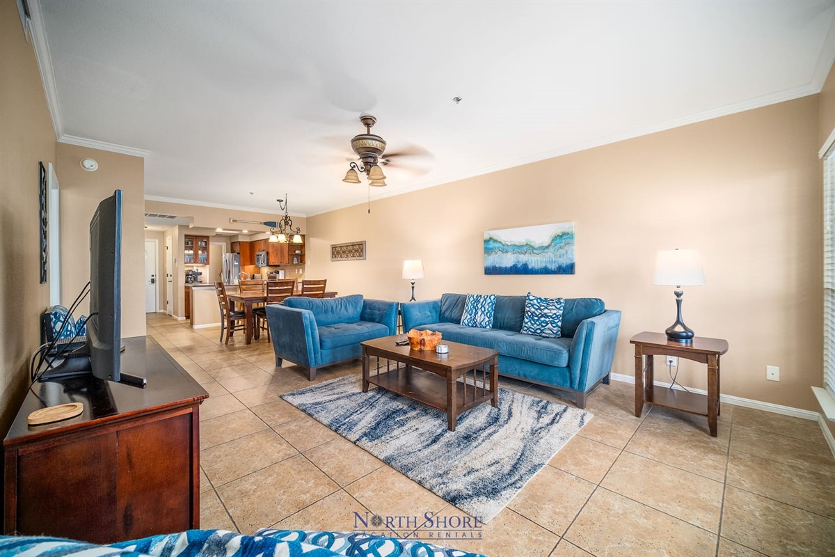 Comfortable Seating in Family Room