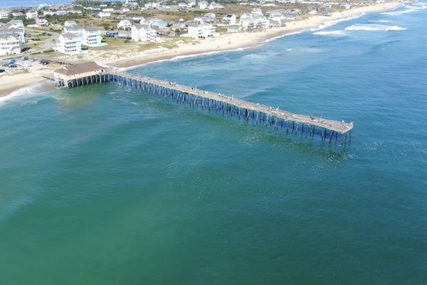 Rodanthe pier, 5 minutes from our home.