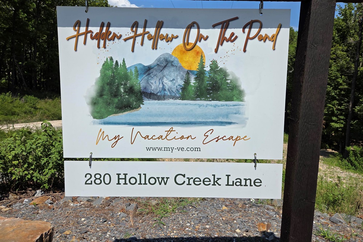 Hidden Hollow On The Pond