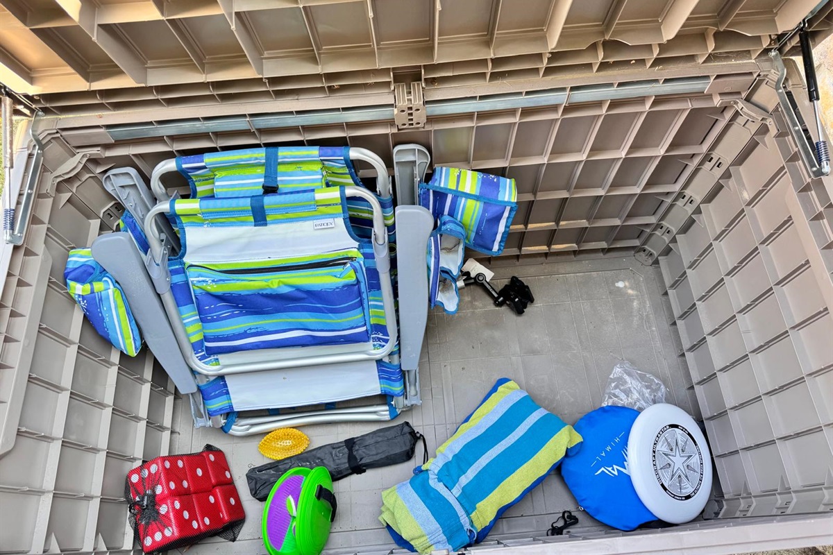 We provide beach essentials 