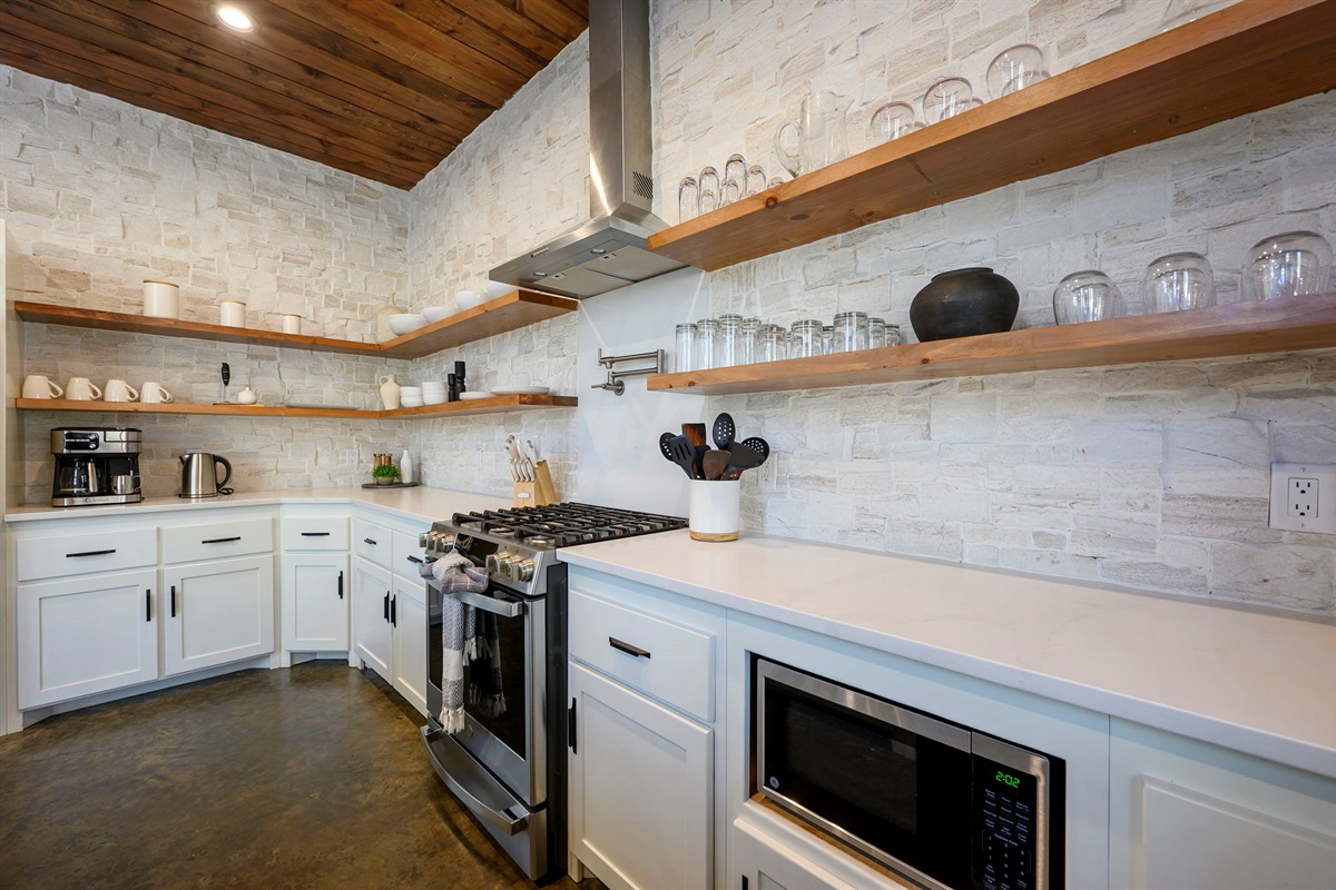 Chef's Kitchen - complete with everything you could need for a home away from hom