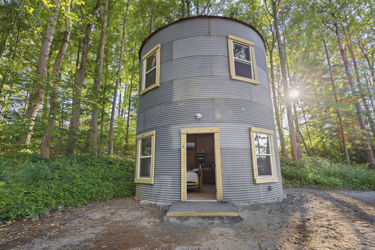 Unique Retreat: Experience a whimsical stay in this charming, circular hideaway among the trees!