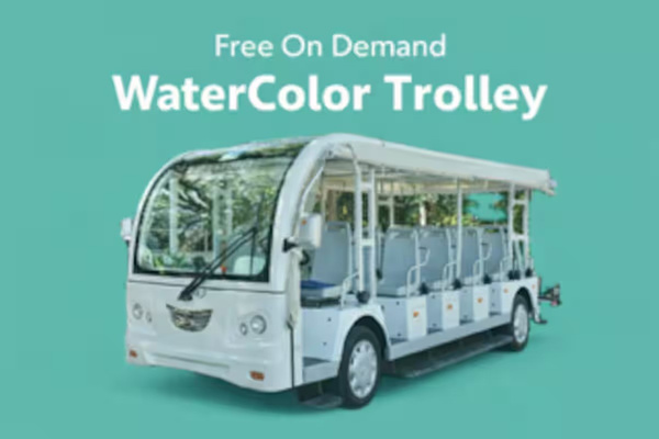 WaterColor Trolley Shuttle - Free On Demand