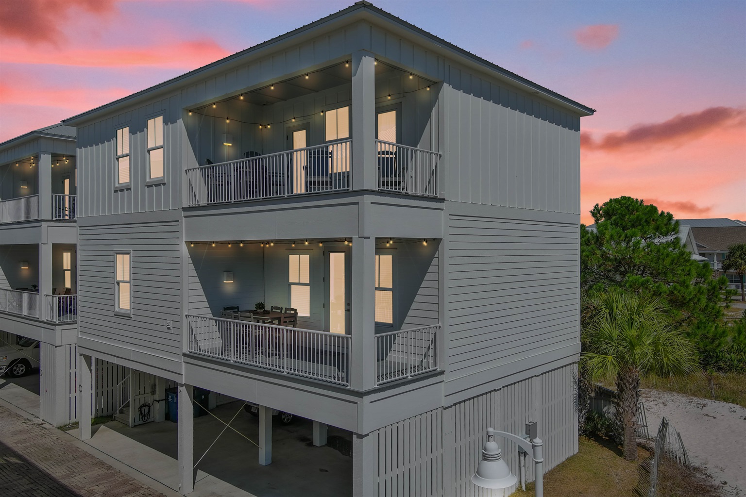 Gorgeous View of The Gulf from the balcony right outside the kitchen/living room AND from the 3rd floor!