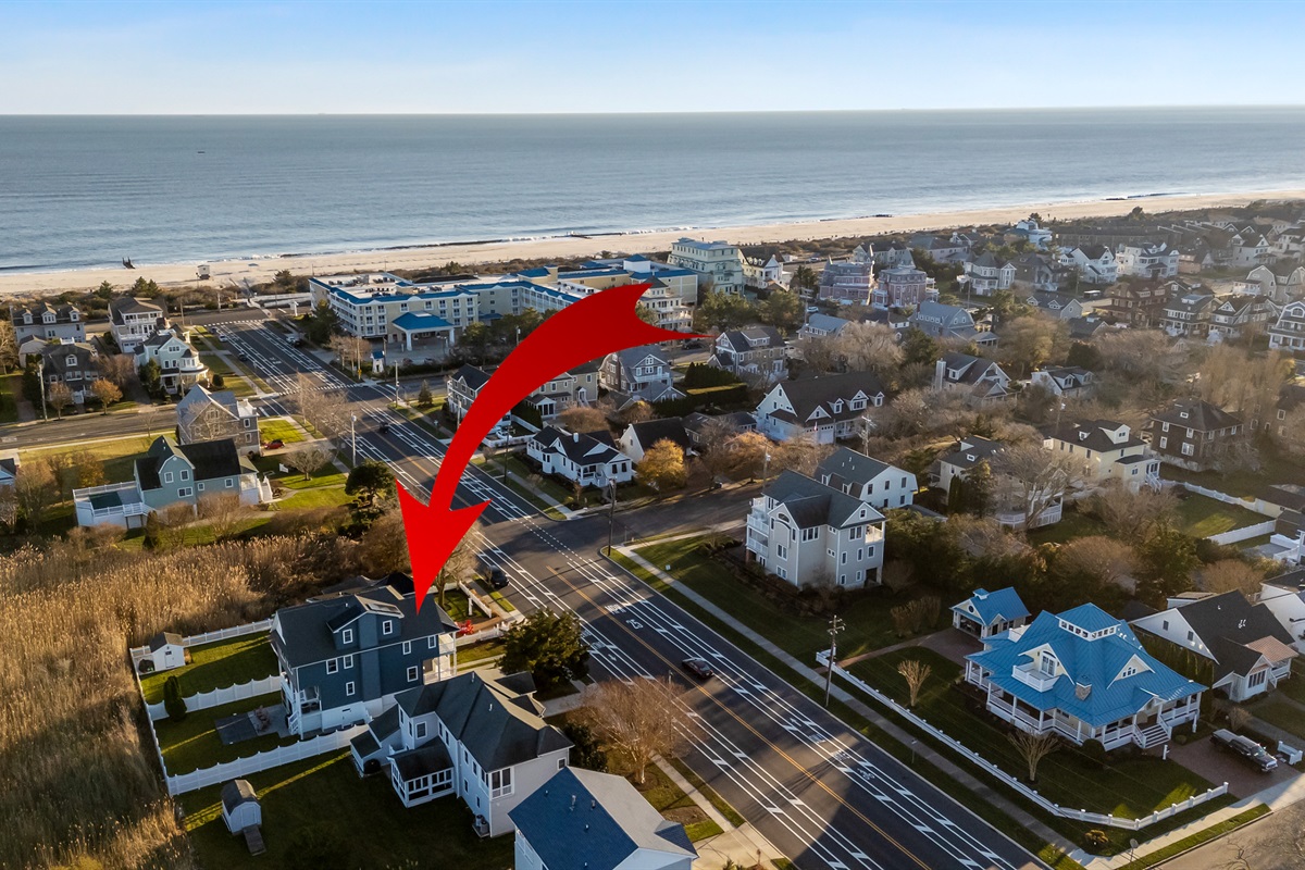 Aerial View Of Property Showing Close Proximity To Beach