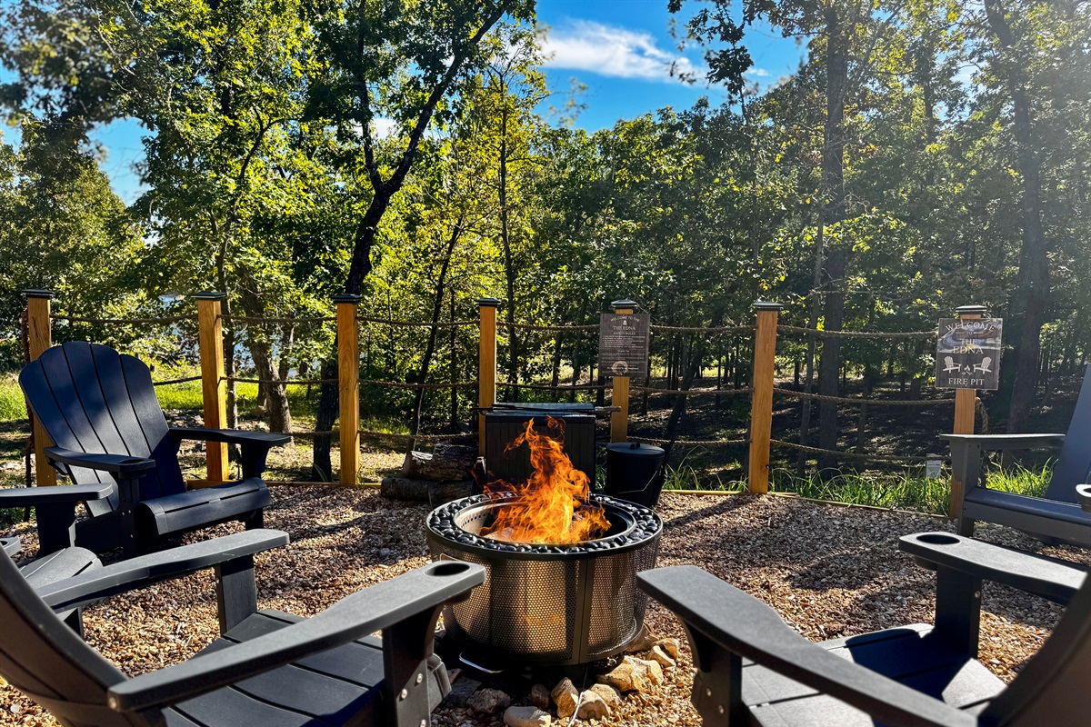 Lower fire pit