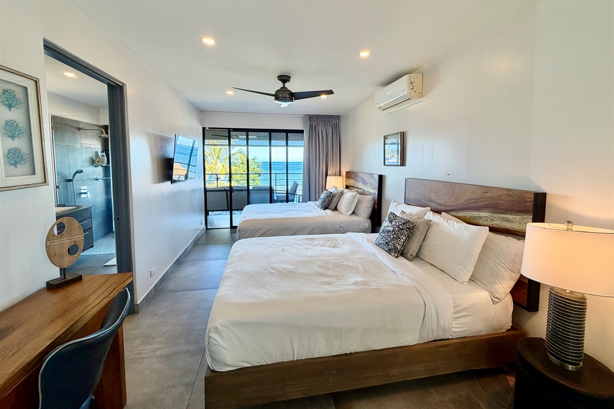 Family Suite 2 double Beds and Bunk room