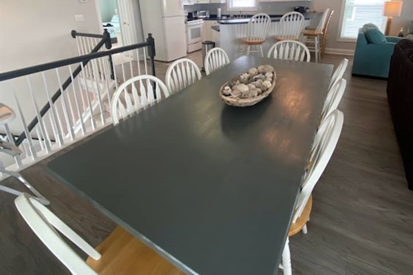 Dining area with easy flow to the kitchen and living spaces.