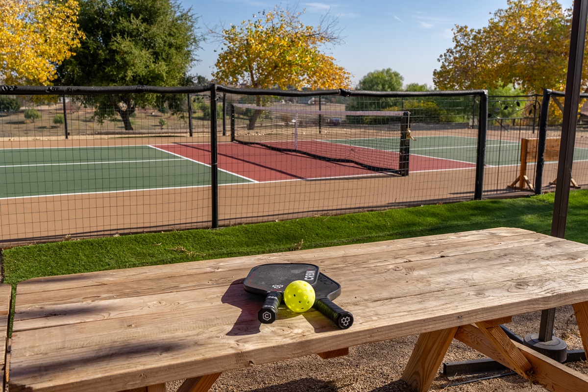 Play pickleball on your own private state-of-the-art courts at Casa DeVine!