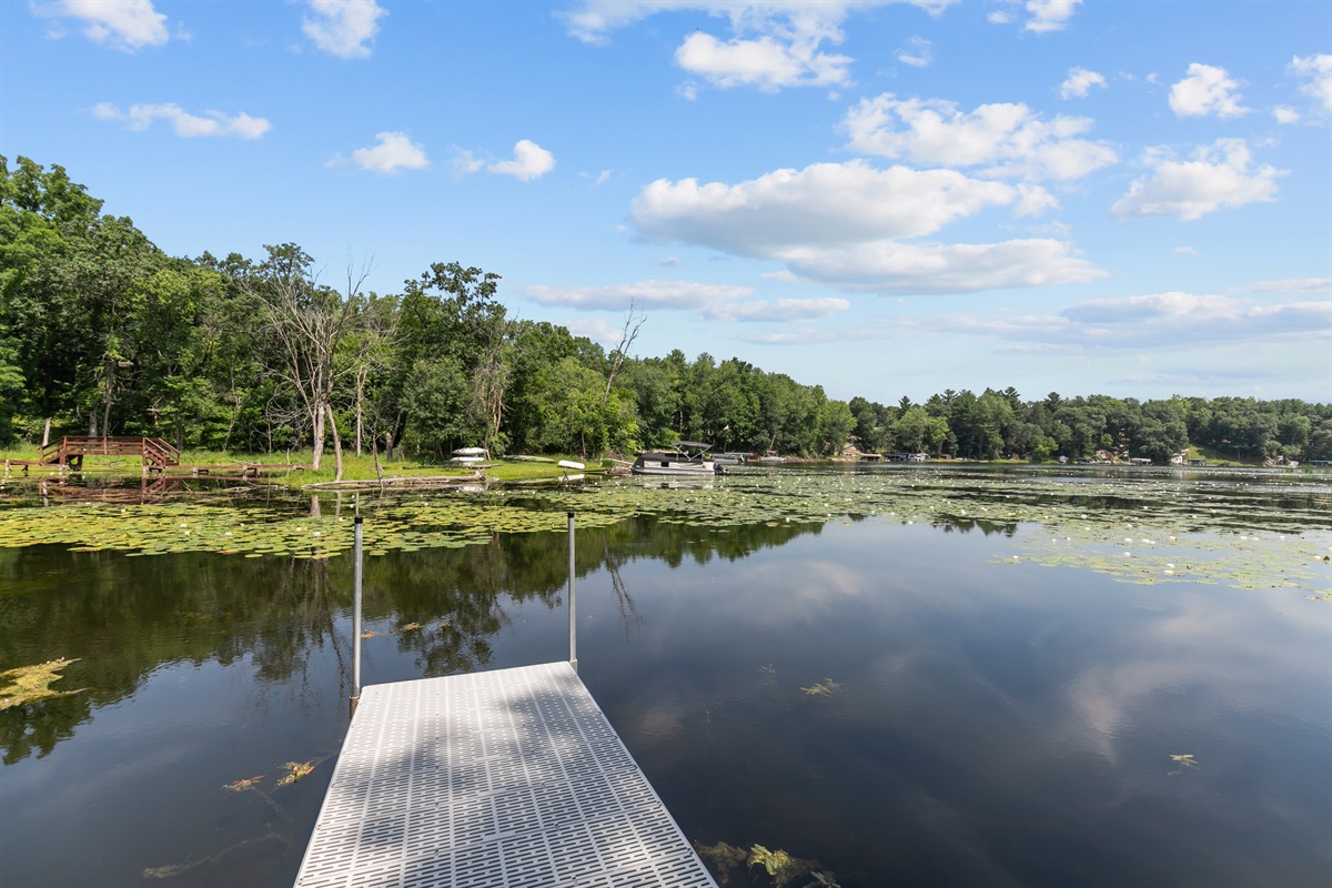 While swimming off the pier isn't ideal, launching a kayak or paddleboard from here leads to peaceful paddling and beautiful lake adventures—perfect for exploring and soaking in the scenery.