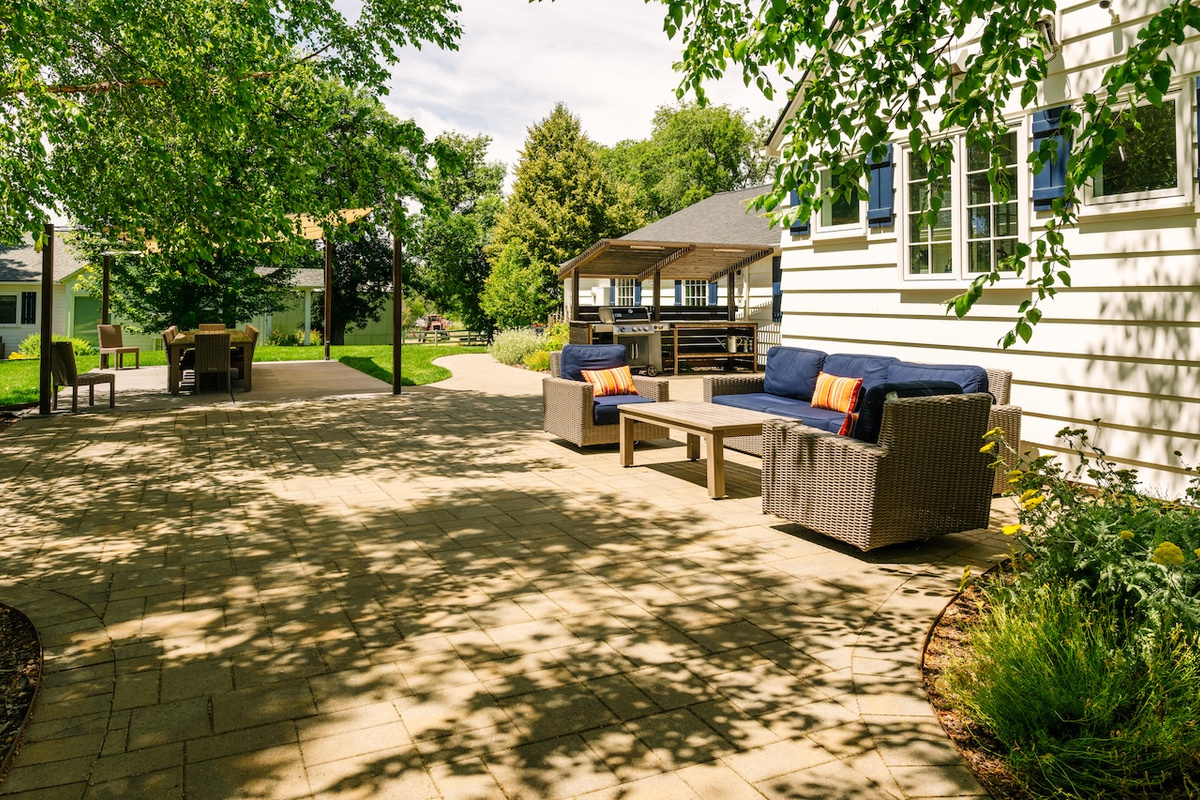 One of the lounge sets off the Farmhouse