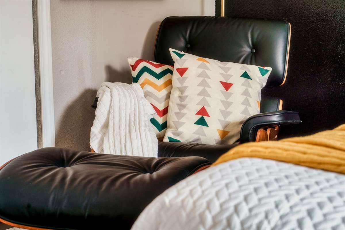 Master bedroom relaxing chair