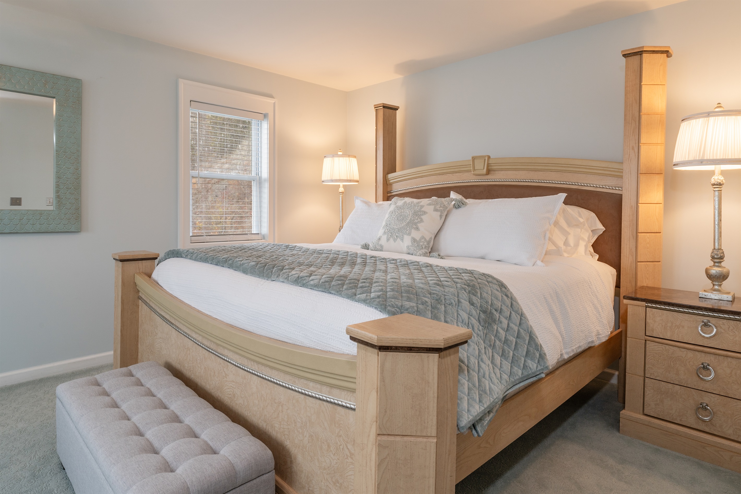 King Master bedroom -second floor