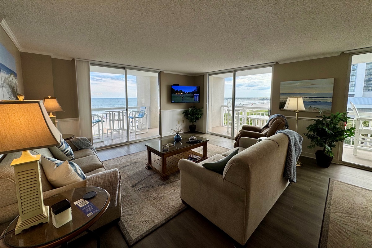 Living Room with sleeper sofa