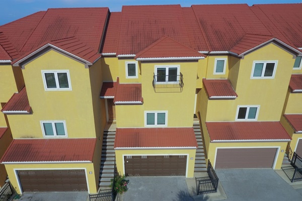 Front view of Regency Cabanas. 