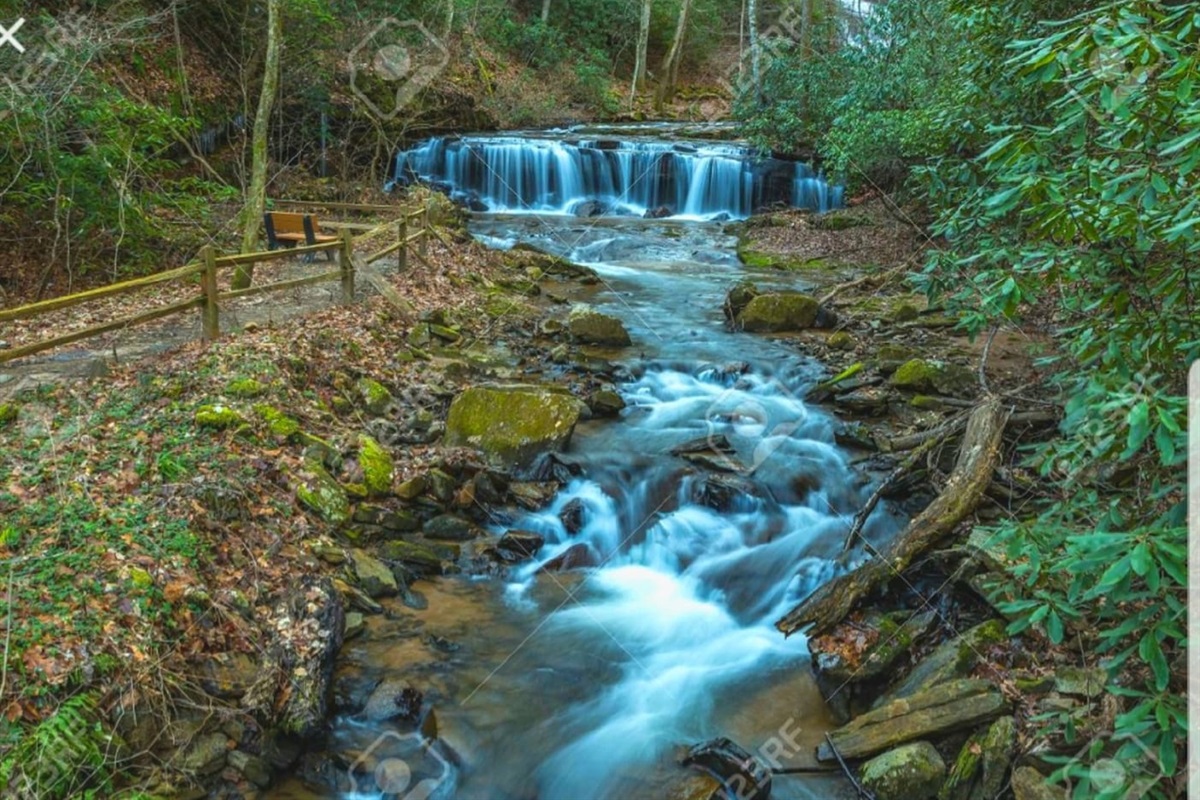 Numerous waterfalls in our area