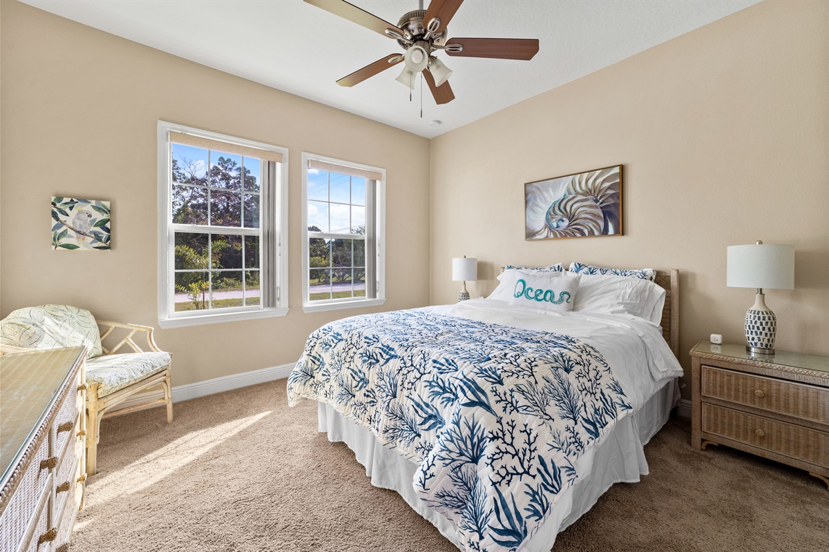 Queen Bedroom (east window)