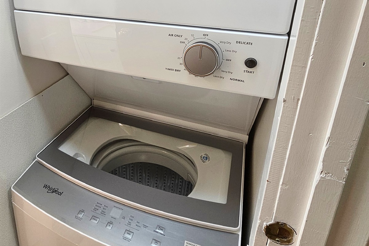 Washer/Dryer in Downstairs Bath