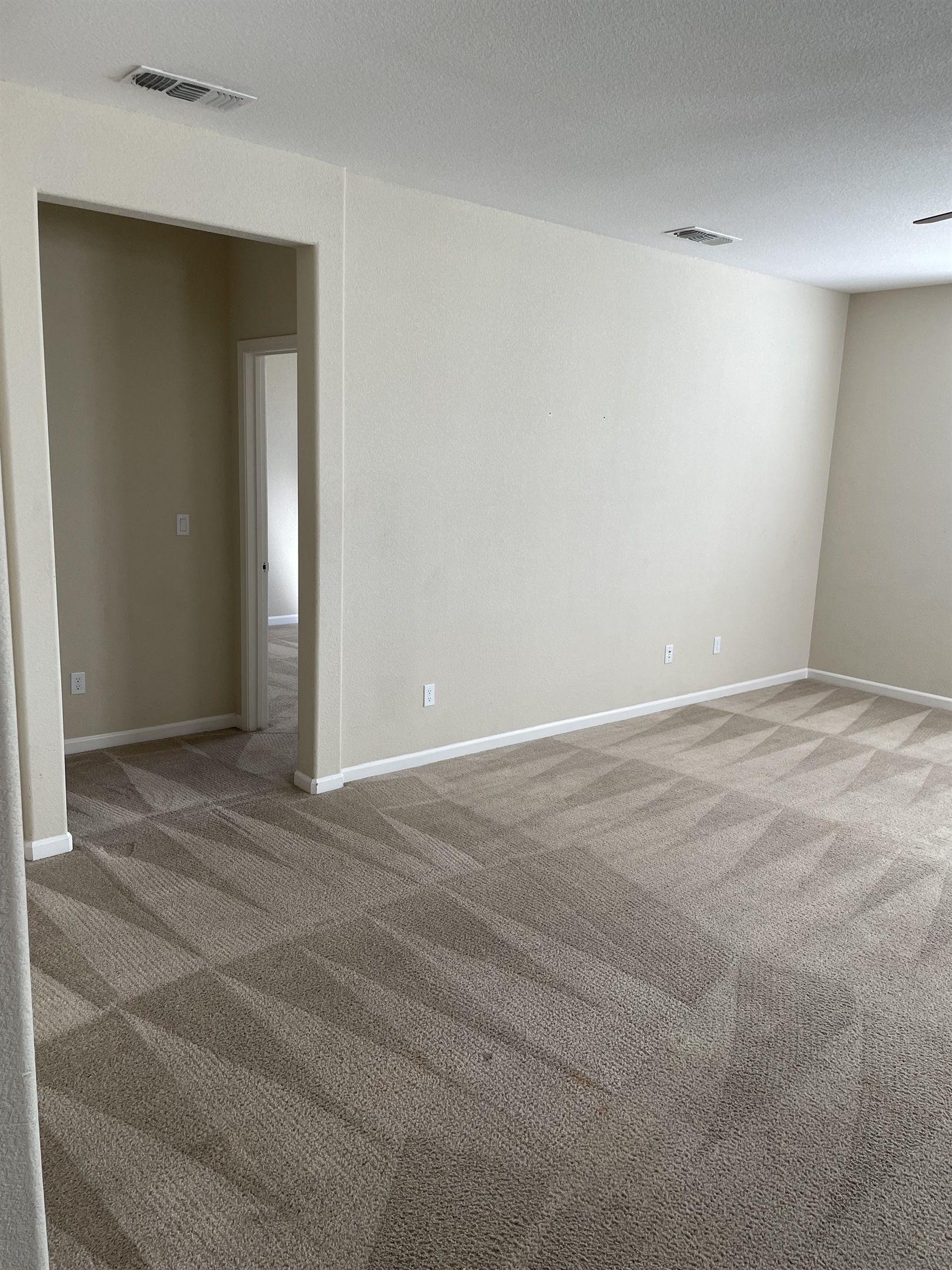 Livingroom entrance to master bedroom