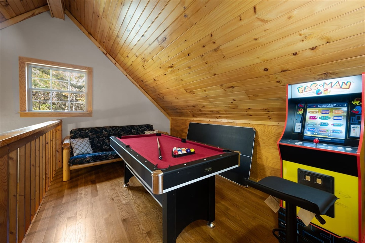 A game room awaits!