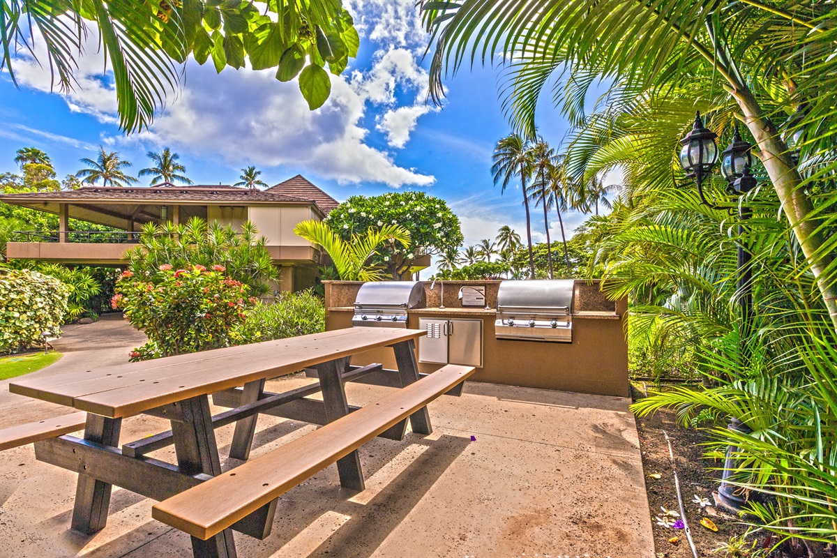 Outdoor BBQ Area