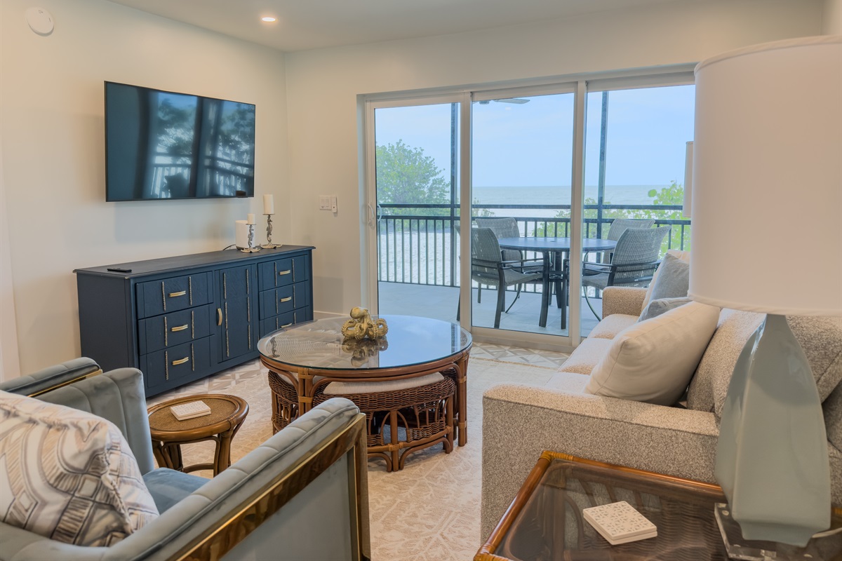 Living Room Area w/ Pullout Couch