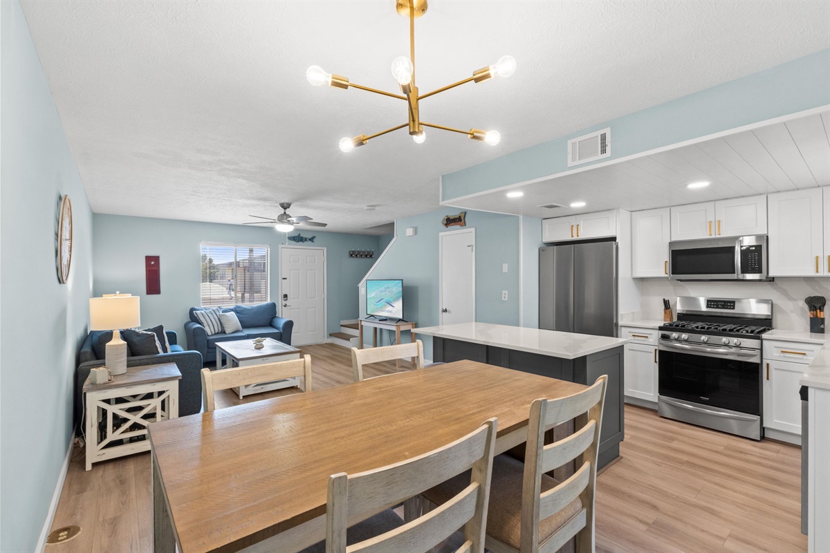 Kitchen and Dining Area