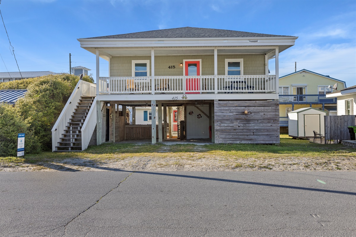 Island Time above the carport