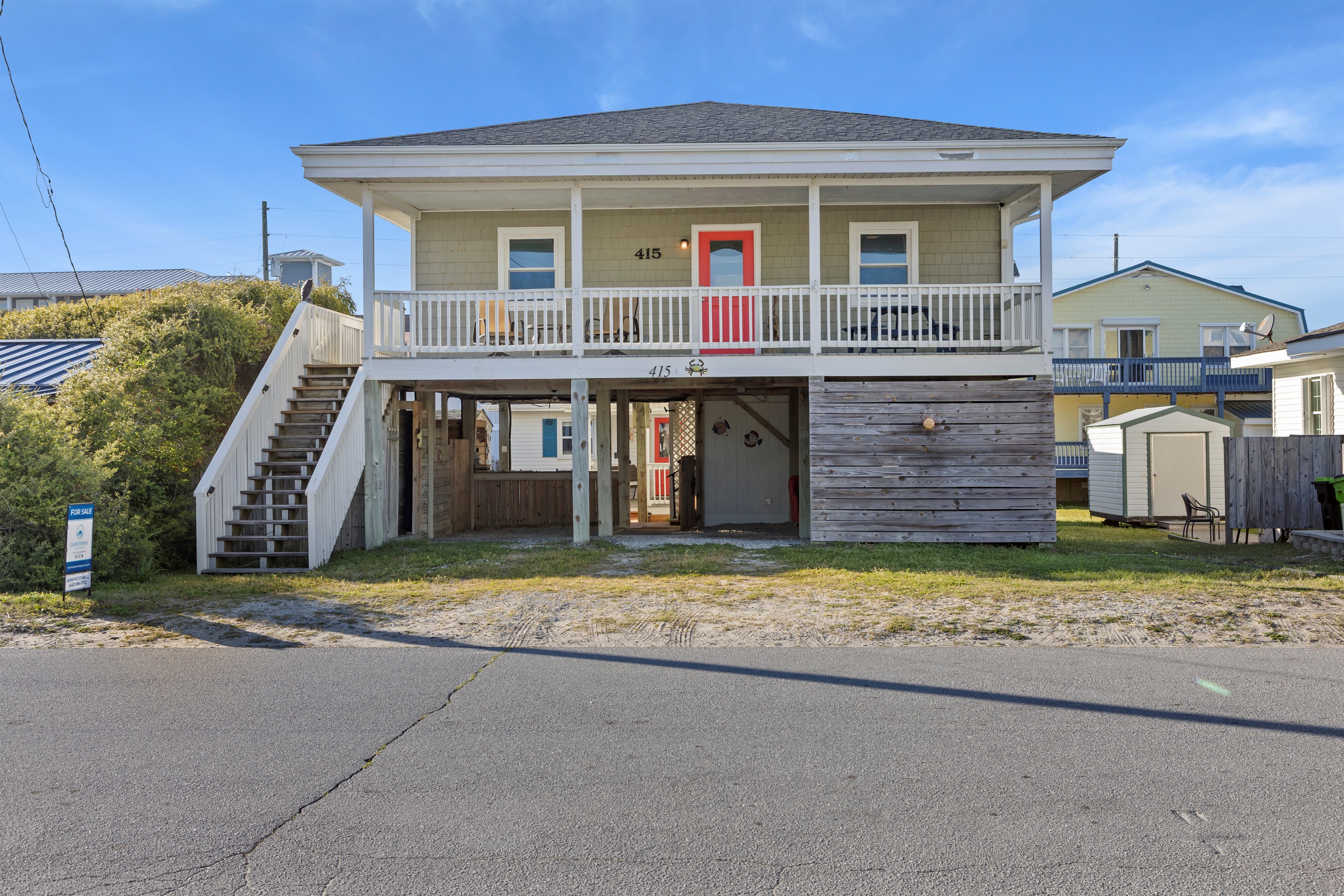 Island Time above the carport