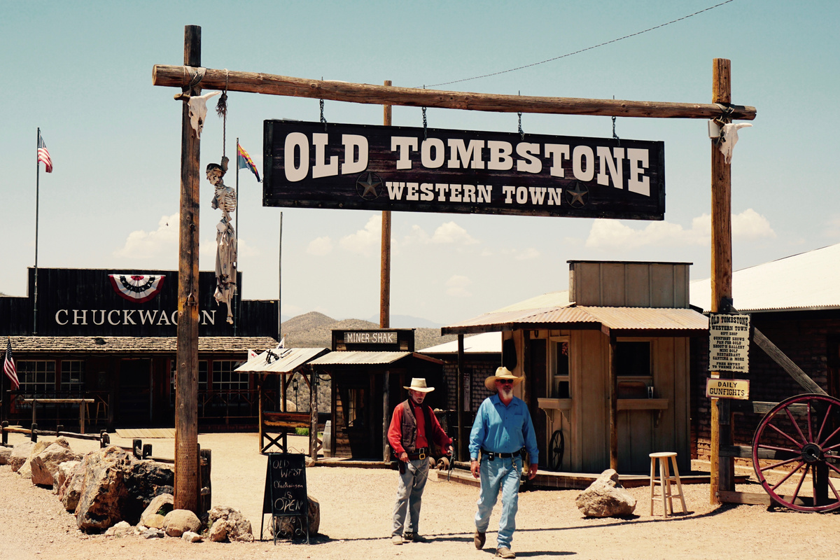 Step into the Wild West with Tombstone’s iconic cowboy spirit
