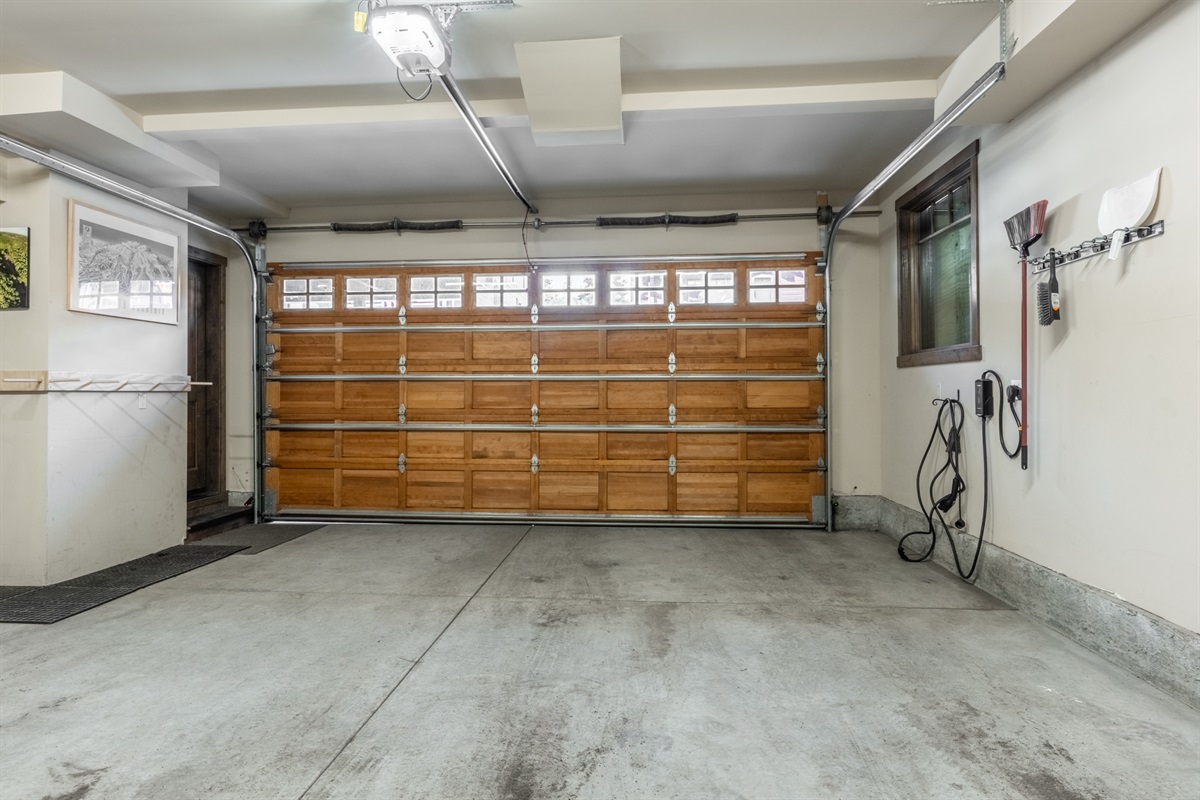 An oversized private two-car garage offers rare convenience at Canyon Lodge — room for vehicles and gear alike.