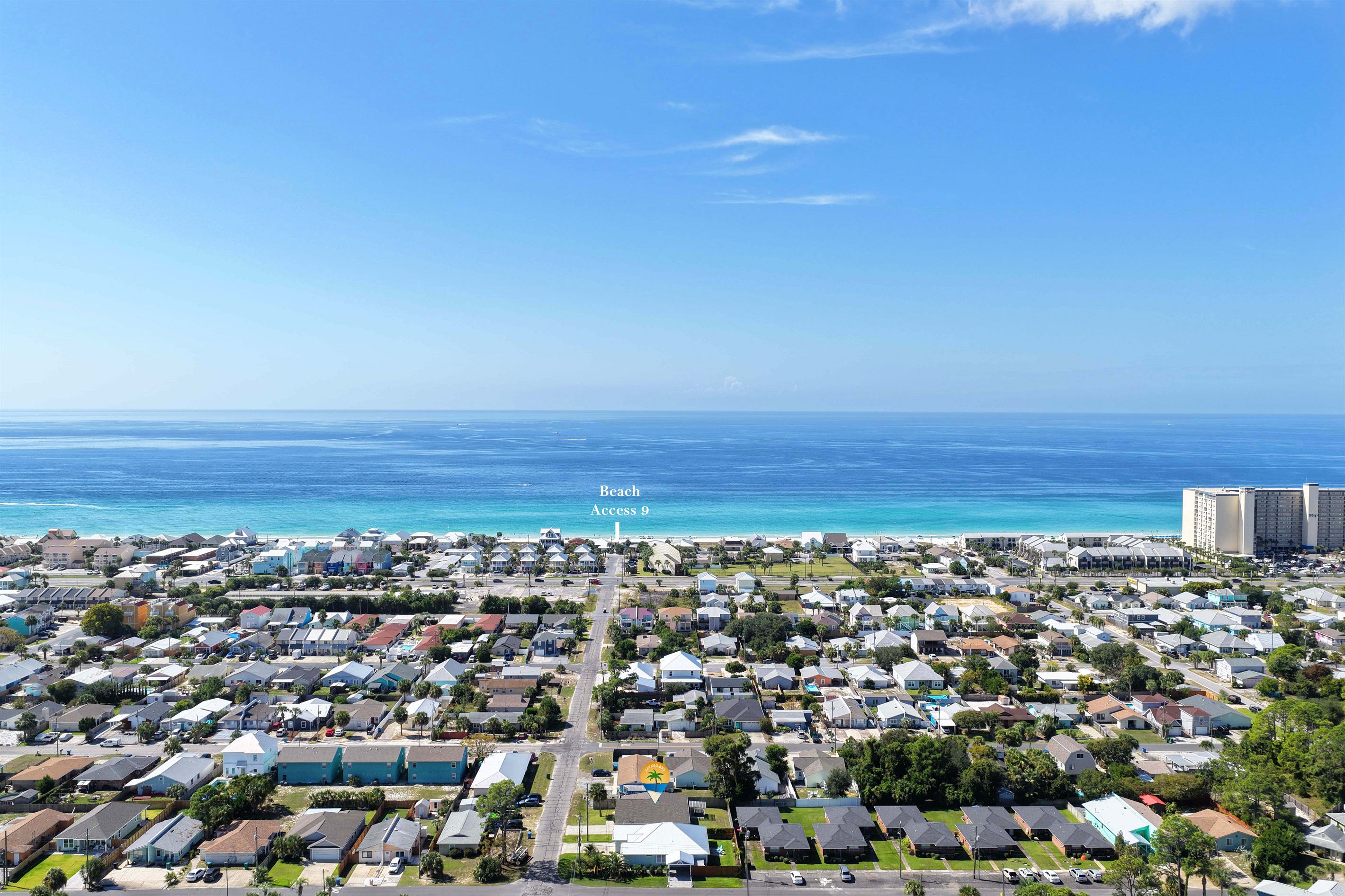 Just 3 short blocks to direct beach access #9!
