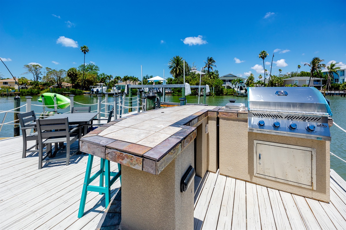 Waterfront grilling