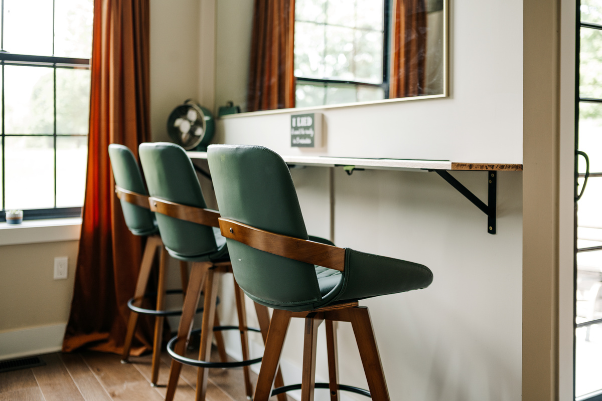 3 High Top Chairs - Perfect For Getting Ready Before Weddings!