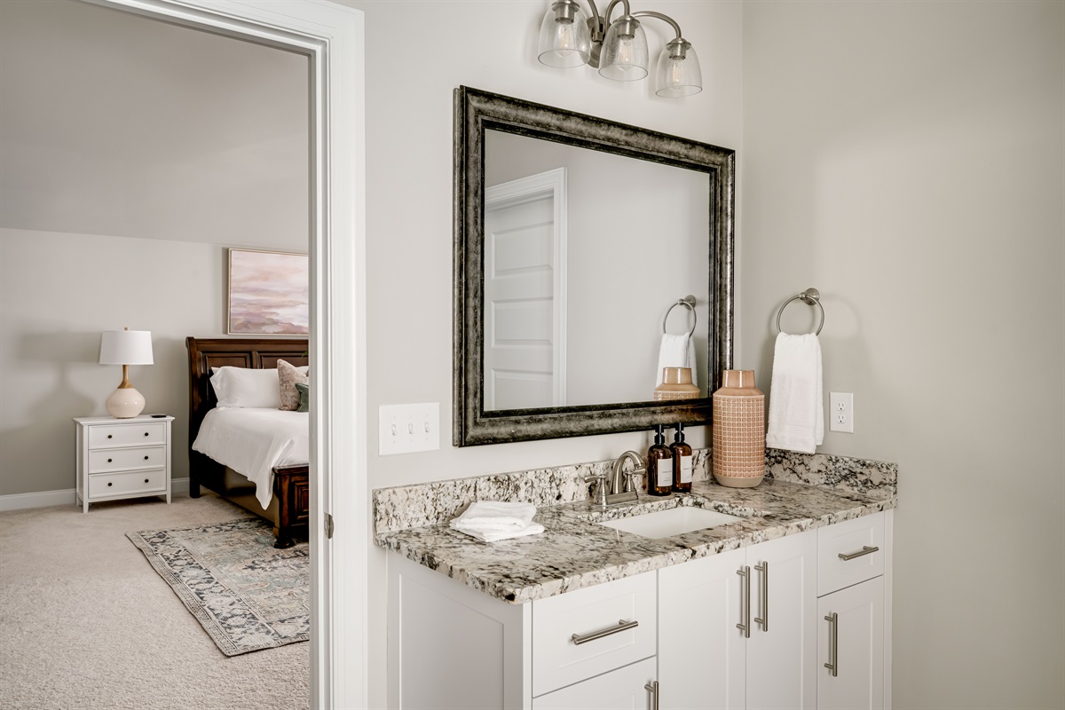 🛁 Dual vanities, double the elegance—your private spa retreat awaits.