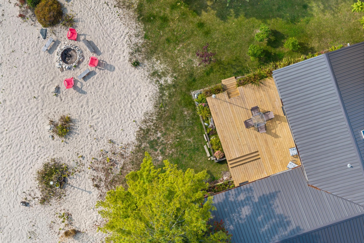 New Deck 2025 and large fire pit