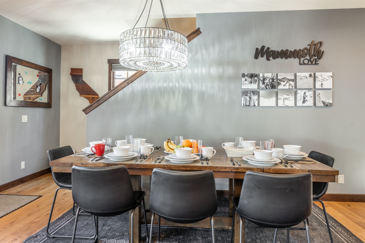 Celebrate the spirit of the Eastern Sierra with our ‘Mammoth Love’ art—featuring bold lettering and candid snapshots that capture a life filled with adventure and passion.