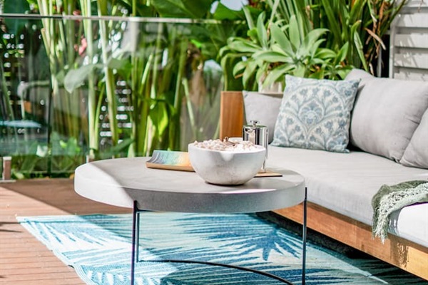 read, relax, and soak up the sun on the deck with a view to the garden