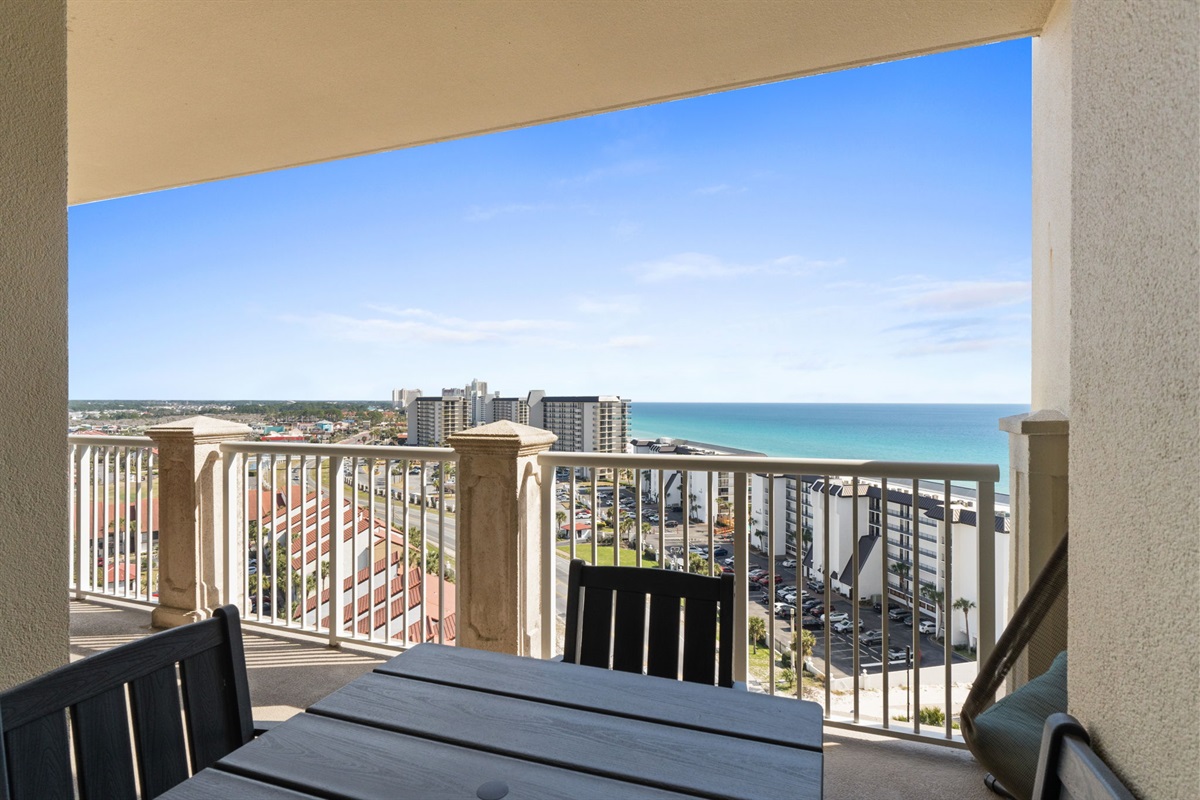 Balcony with Outdoor Seating