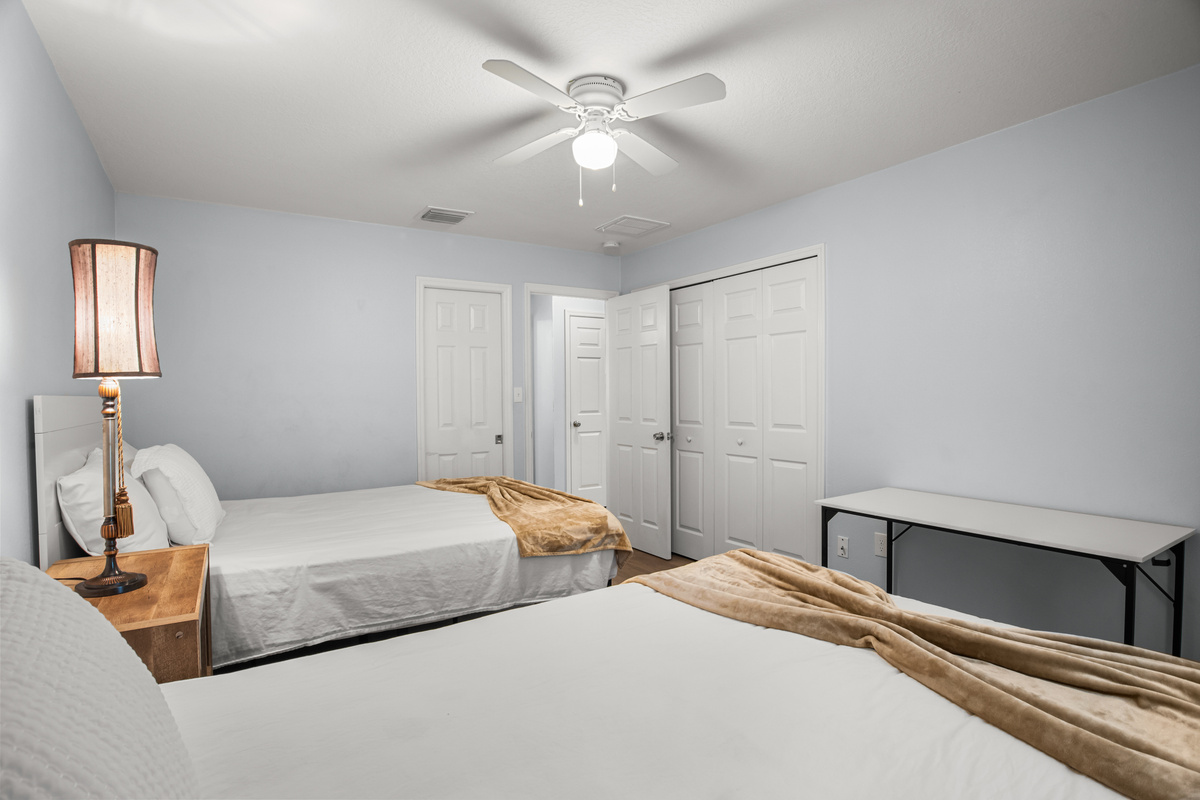 Unit #1 Left: Bedroom #2. Closet.
